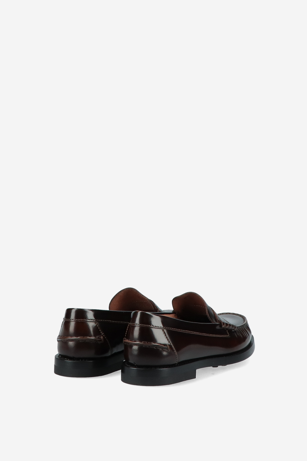 Penny leather loafers