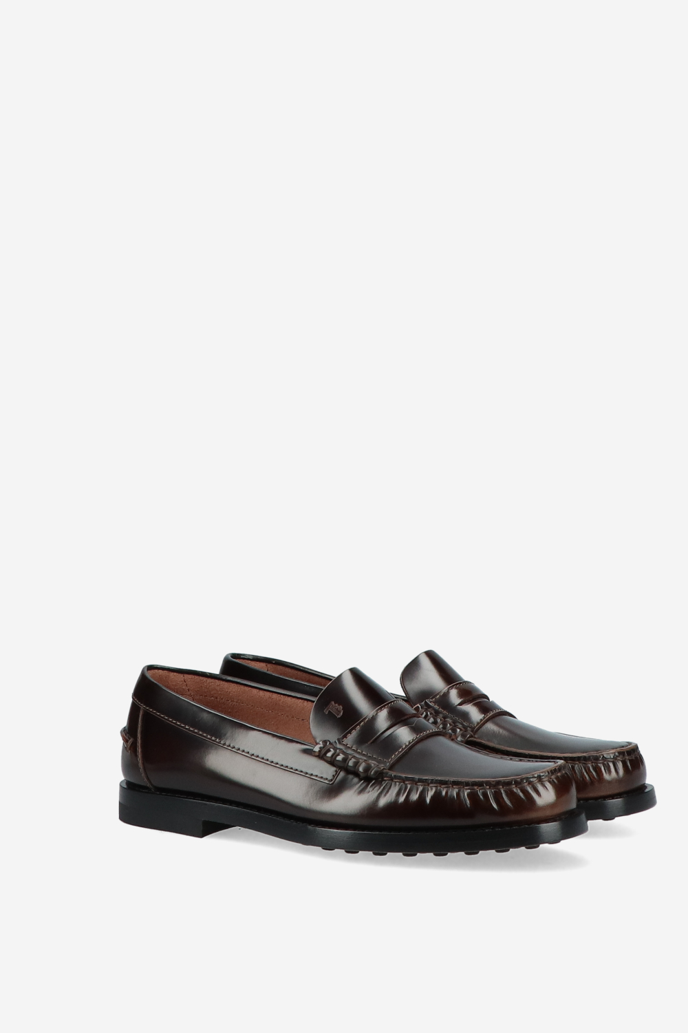 Tods - Penny leather loafers