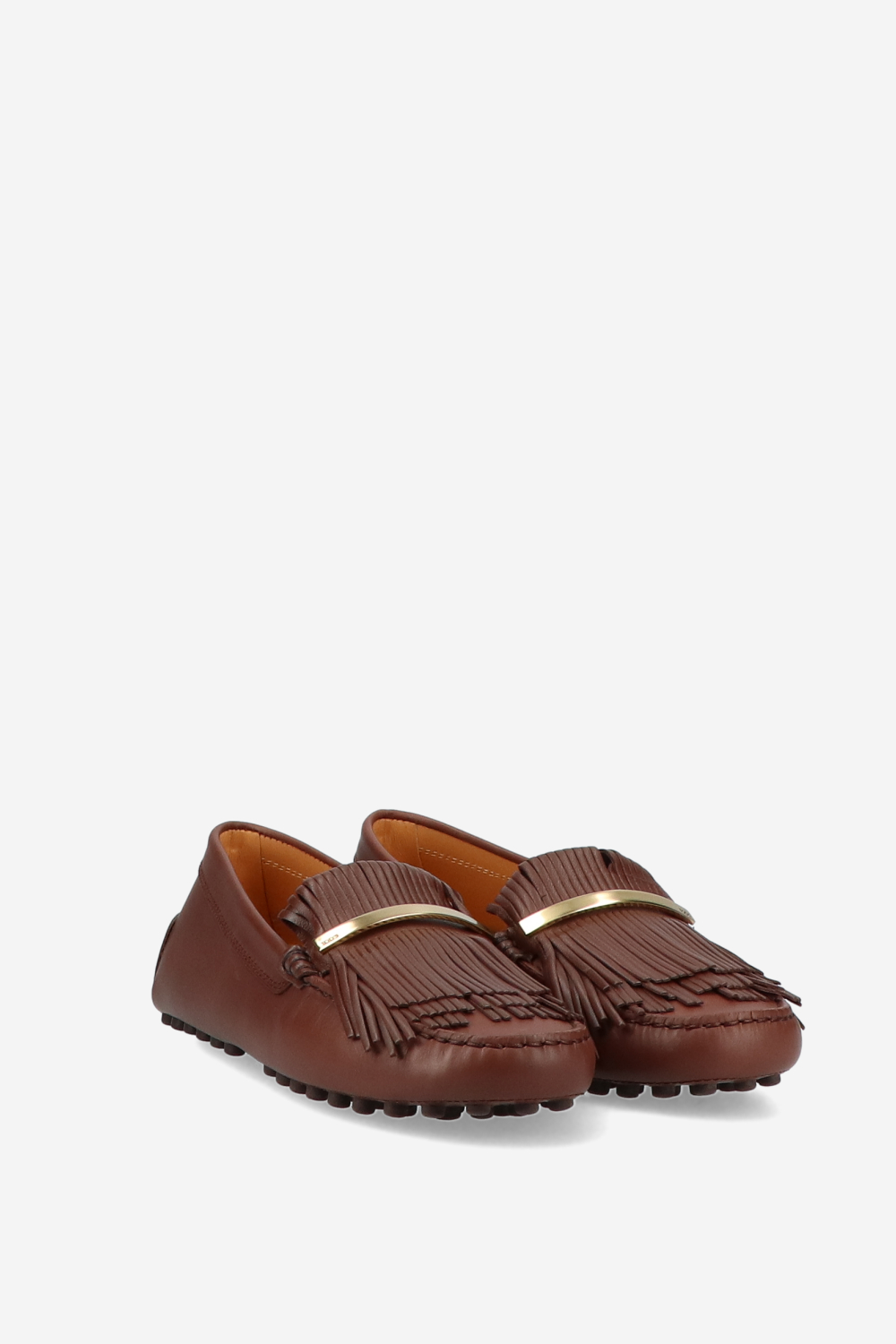 Yorky fringes leather loafers