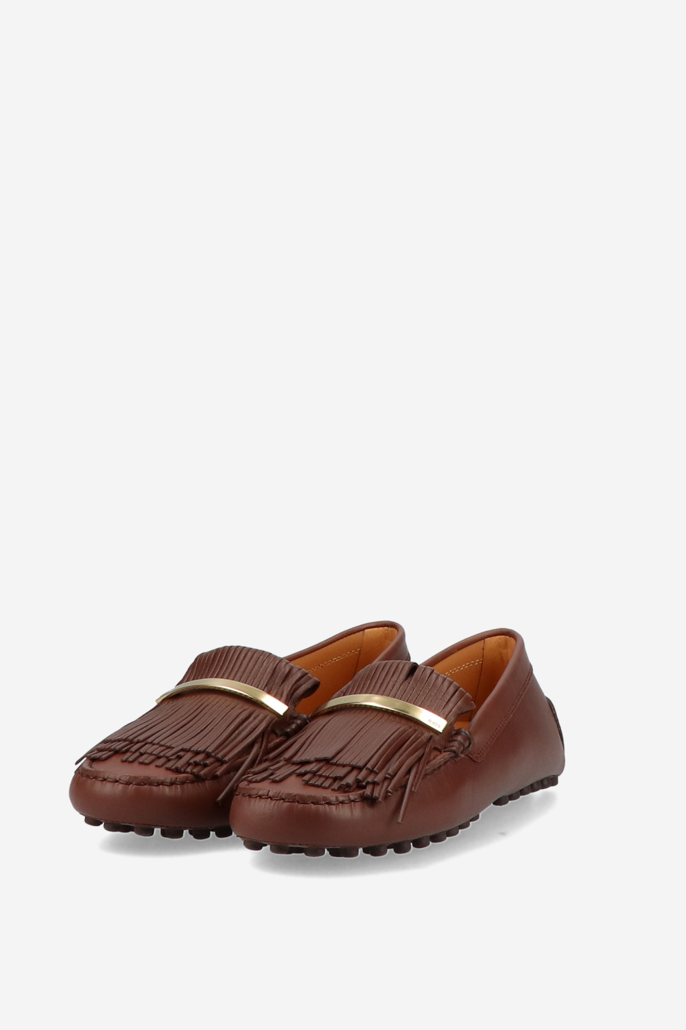 Yorky fringes leather loafers