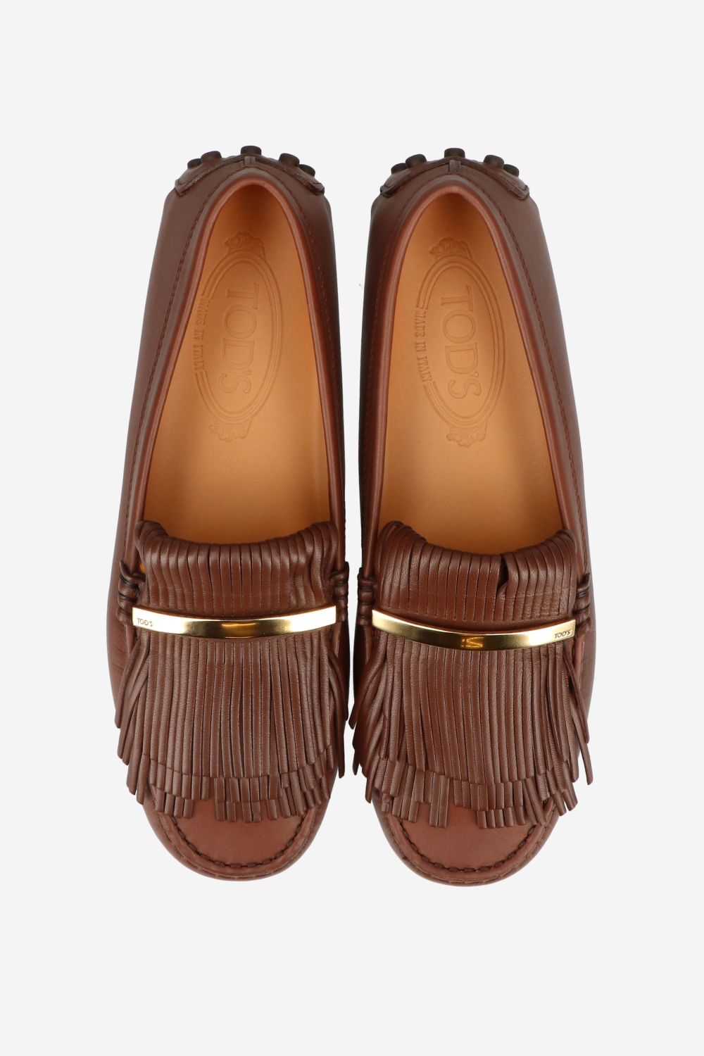 Yorky fringes leather loafers