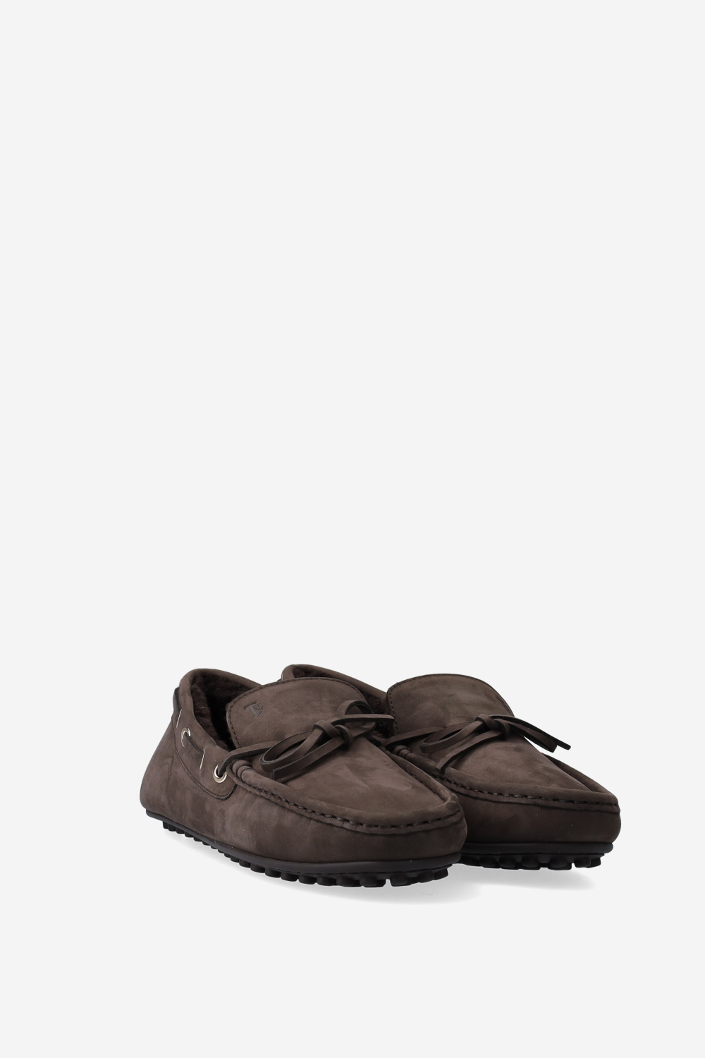 Gomma suede ballerinas