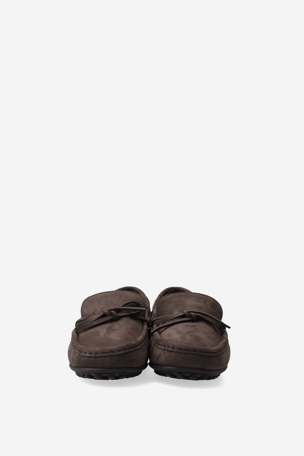 Gomma suede ballerinas