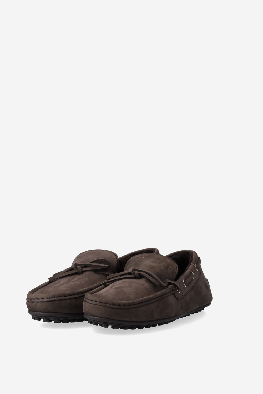 Gomma suede ballerinas
