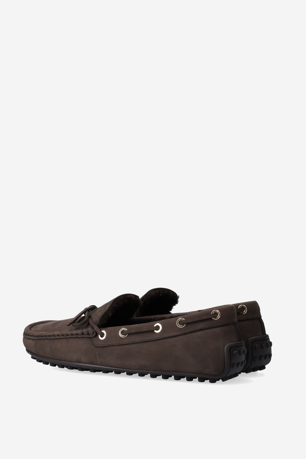 Gomma suede ballerinas