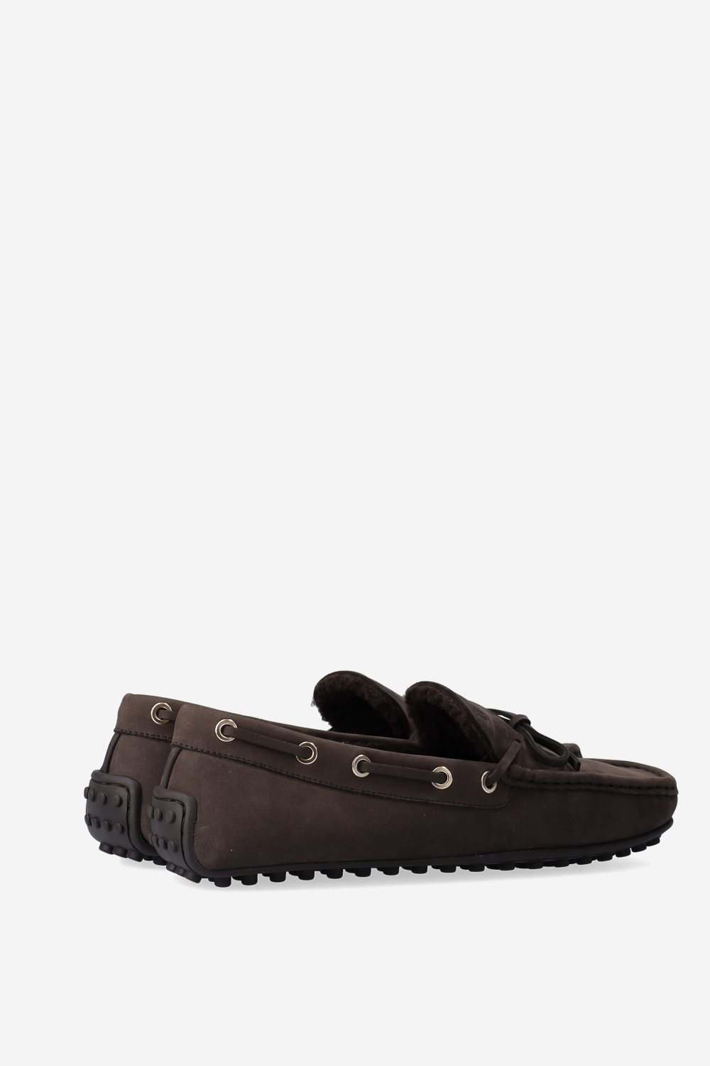 Gomma suede ballerinas