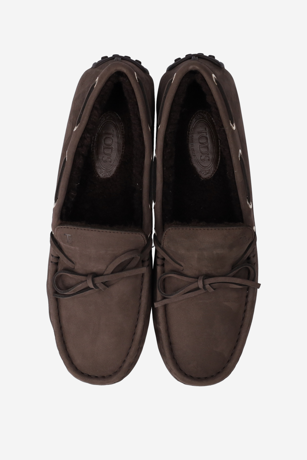 Gomma suede ballerinas