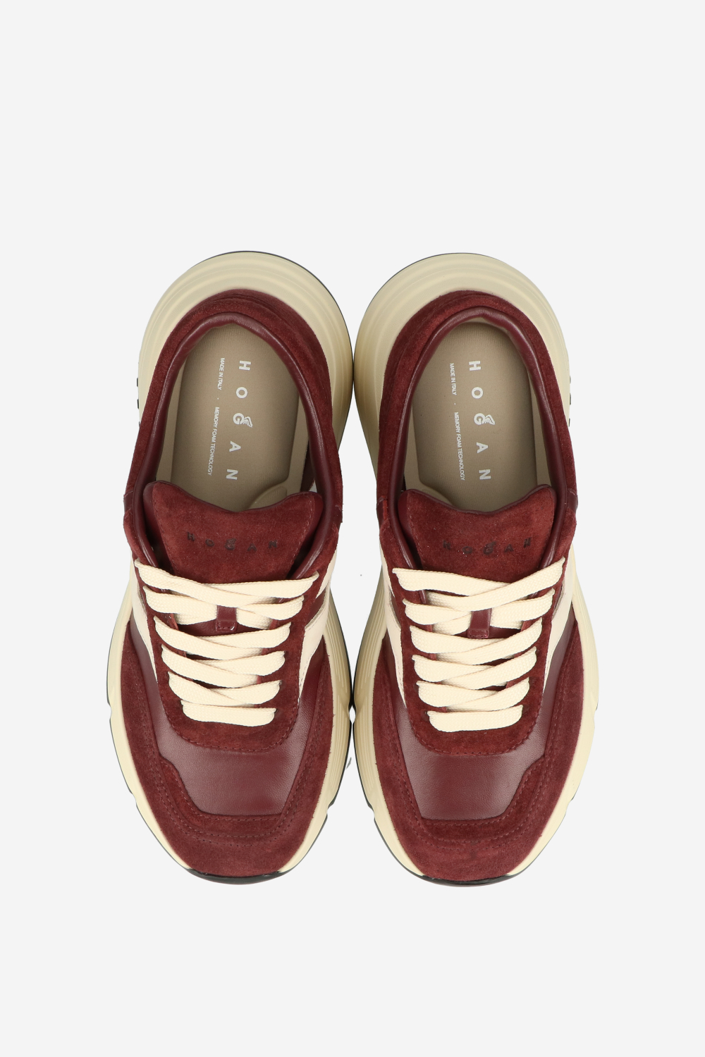 H669 hi-fi suede/leather sneakers