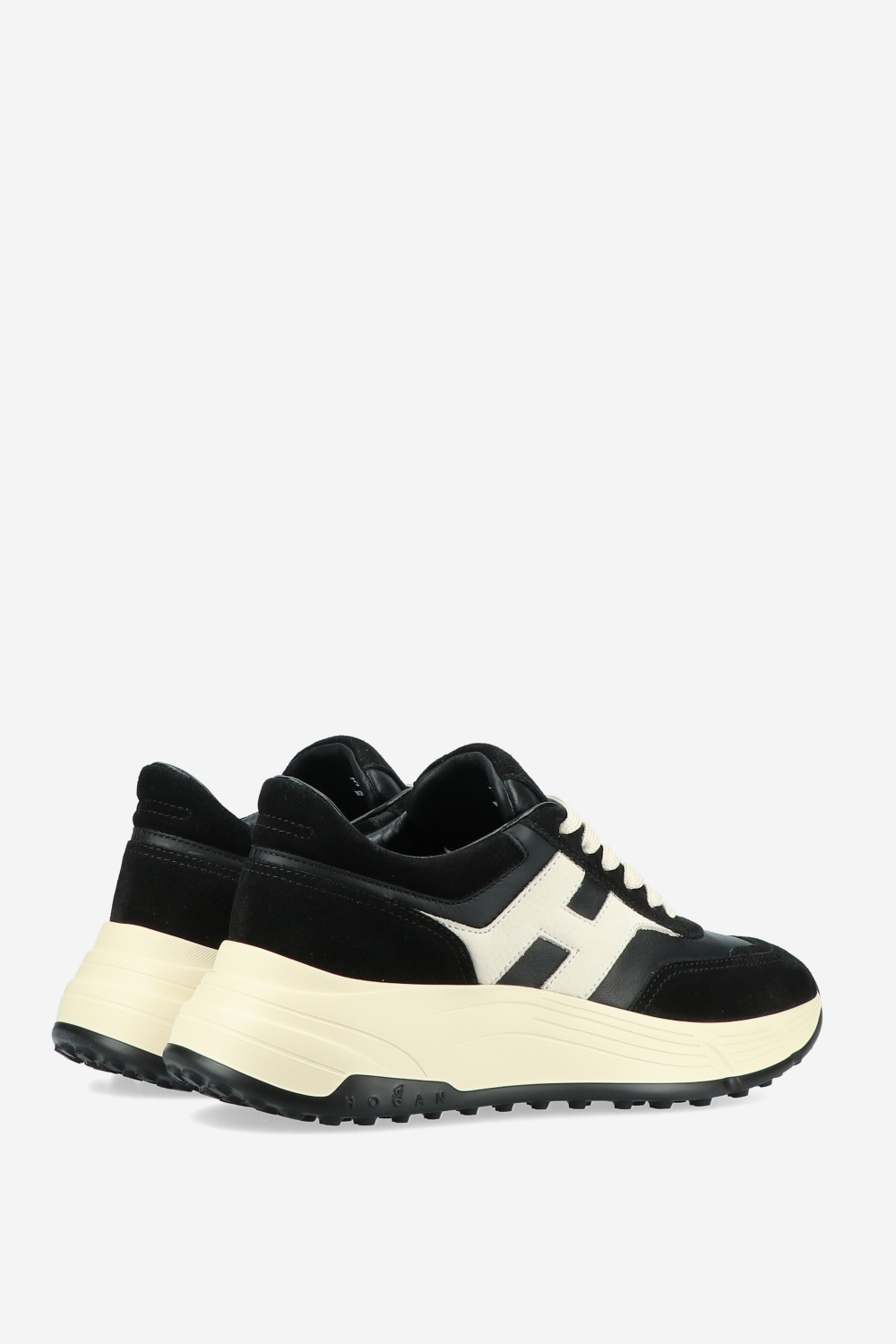 H669 hi-fi suede/leather sneakers