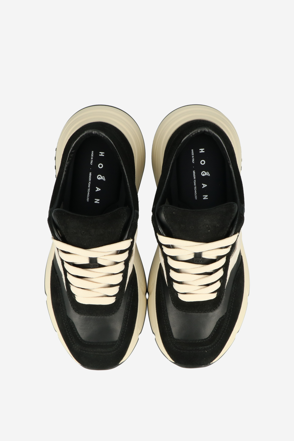 H669 hi-fi suede/leather sneakers