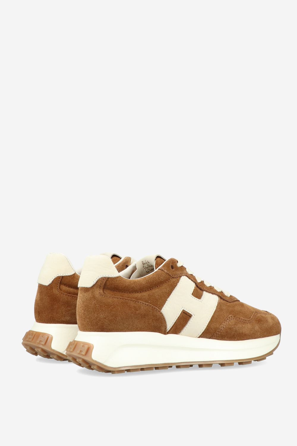 H641 h-patch suede sneakers