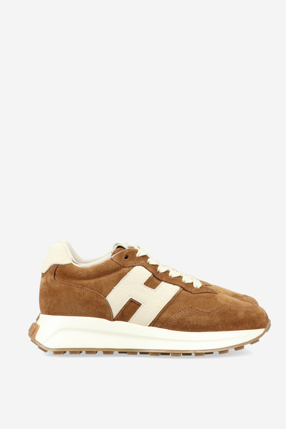 H641 h-patch suede sneakers