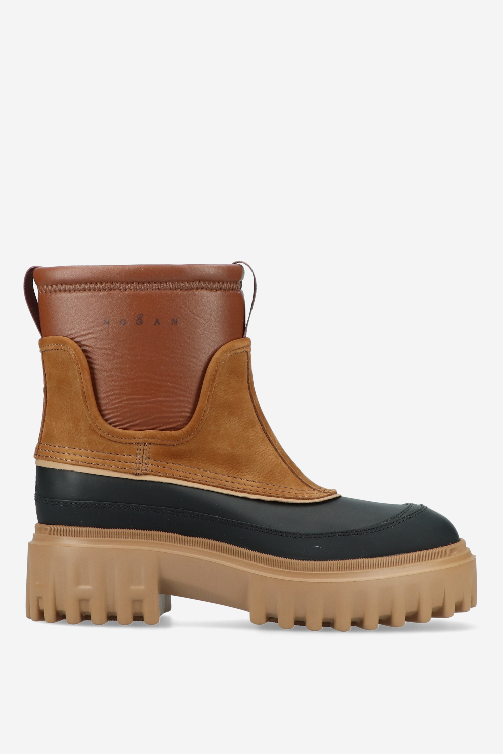 Hogan - H700 leather platform boots