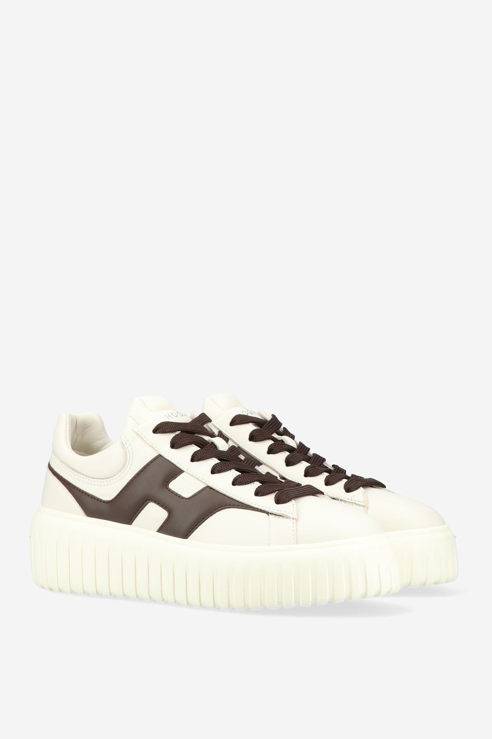 H-stripes leather sneakers