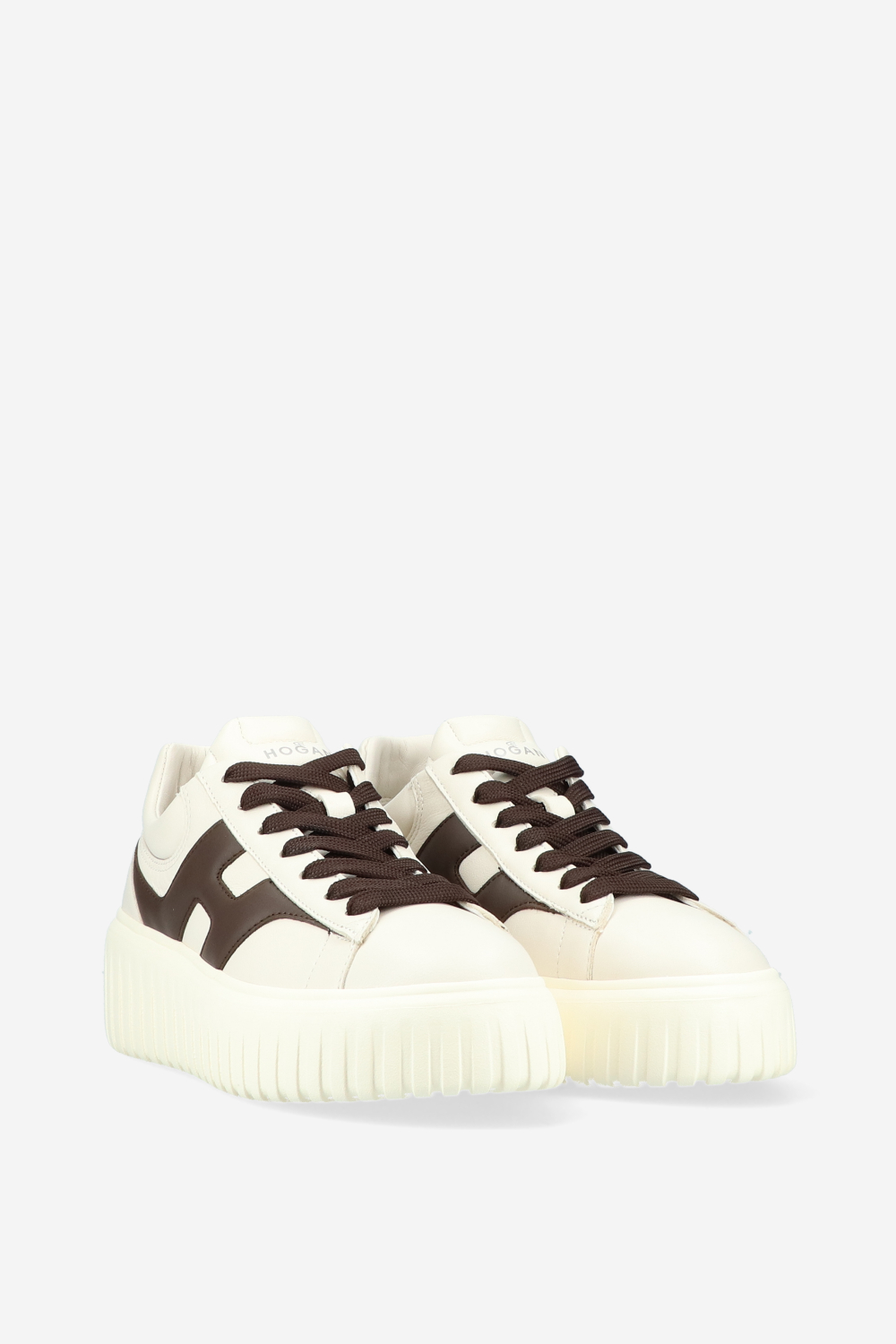 H-stripes leather sneakers