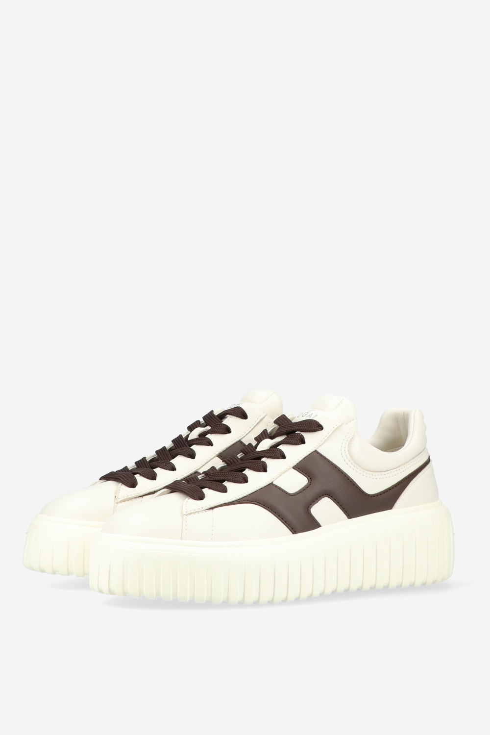 H-stripes leather sneakers