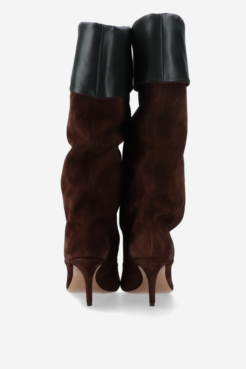 Ines reverse suede midcalf boots