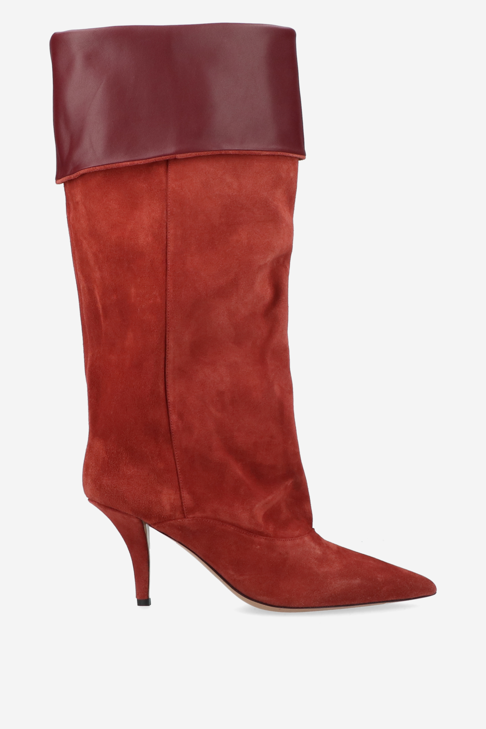 Paris Texas - Ines reverse suede midcalf boots