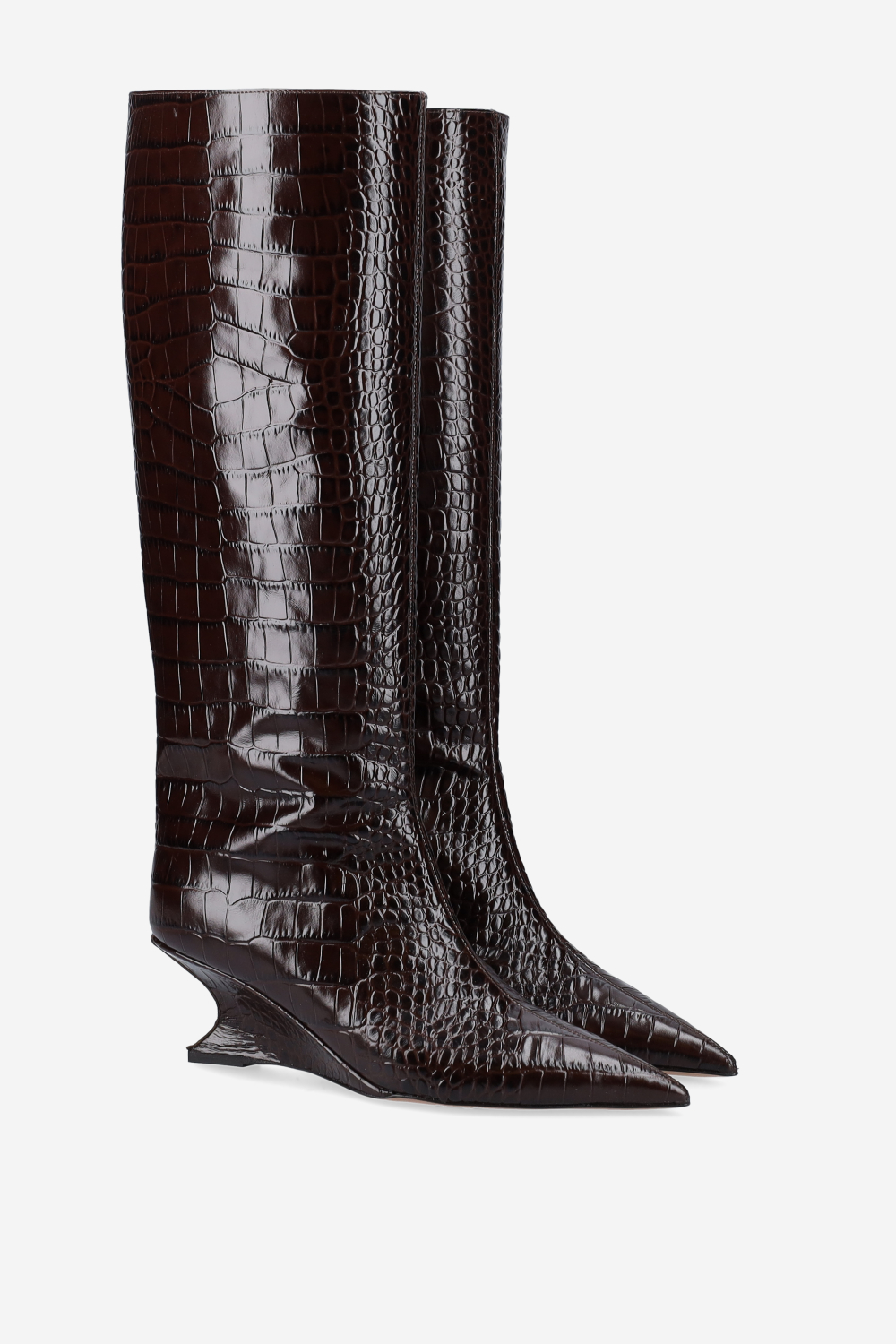 Paris Texas - Nina croco leather boots