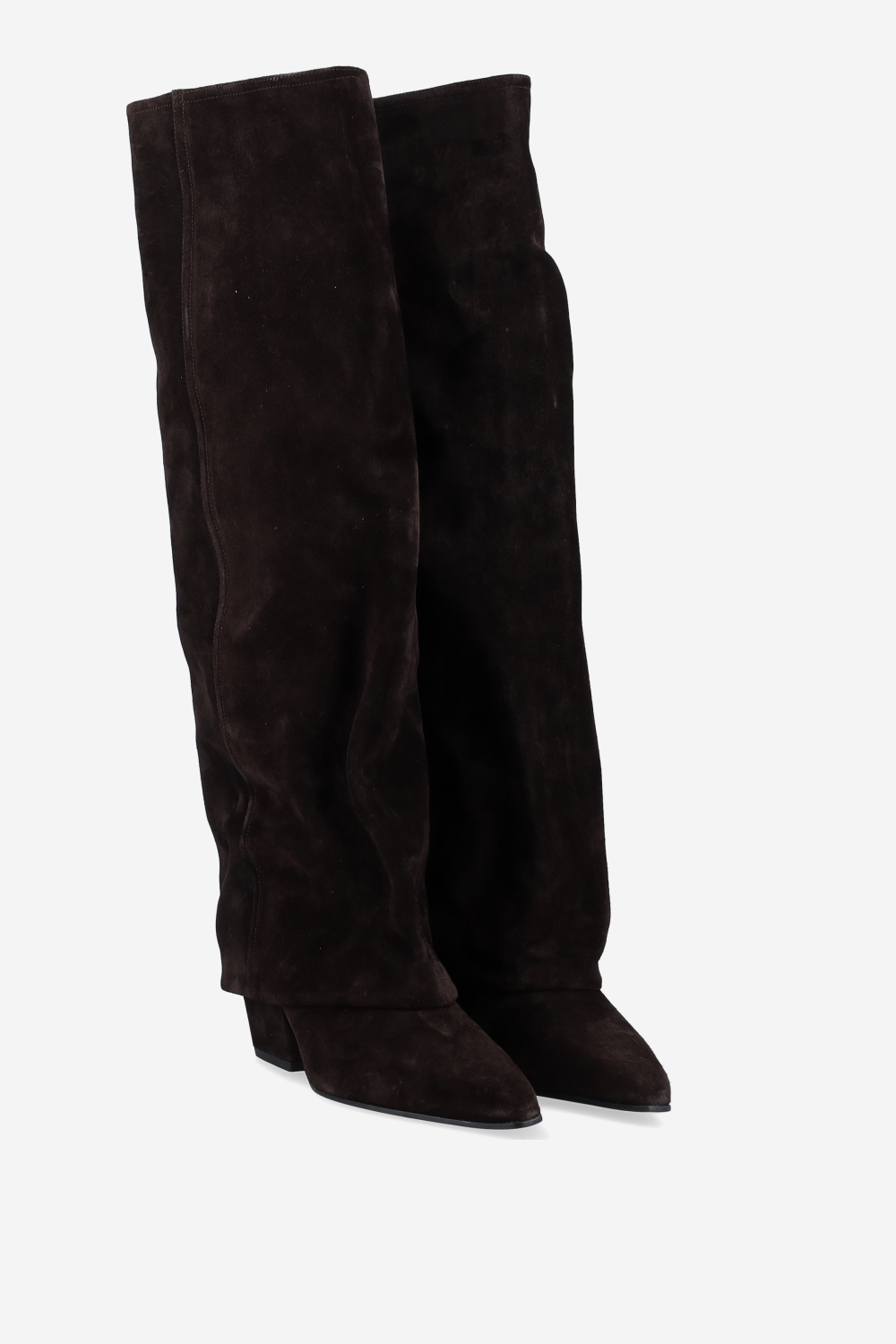 Jane fold over suede boots