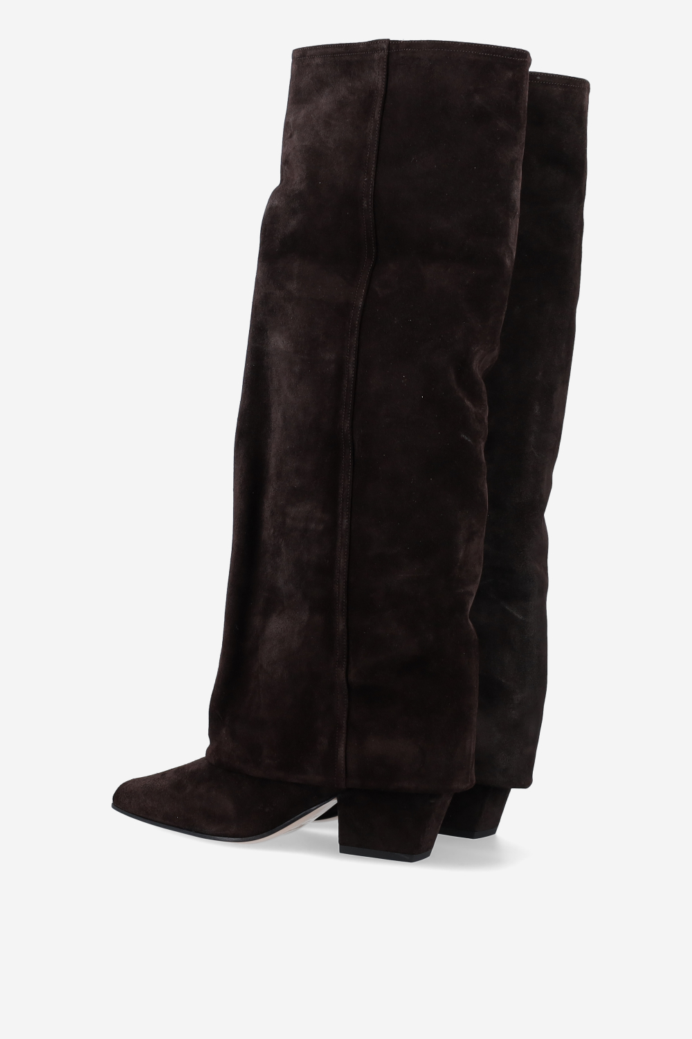 Jane fold over suede boots