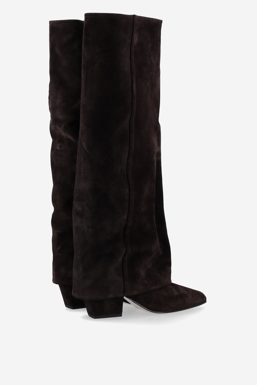 Jane fold over suede boots