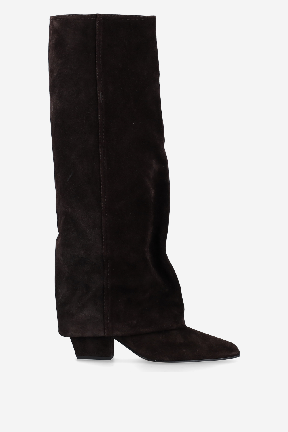 Paris Texas - Jane fold over suede boots