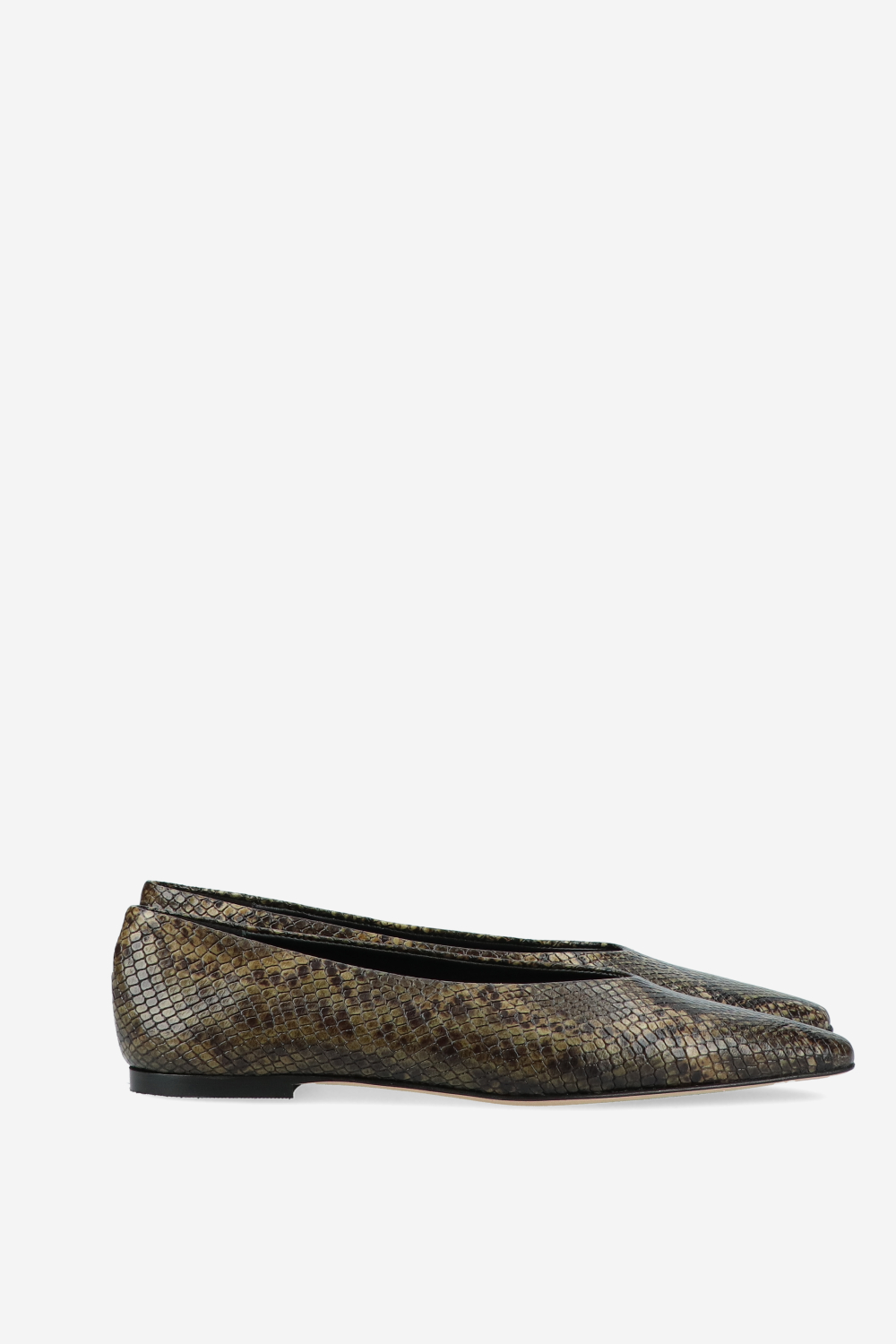 Bilbao pitone leather ballerinas