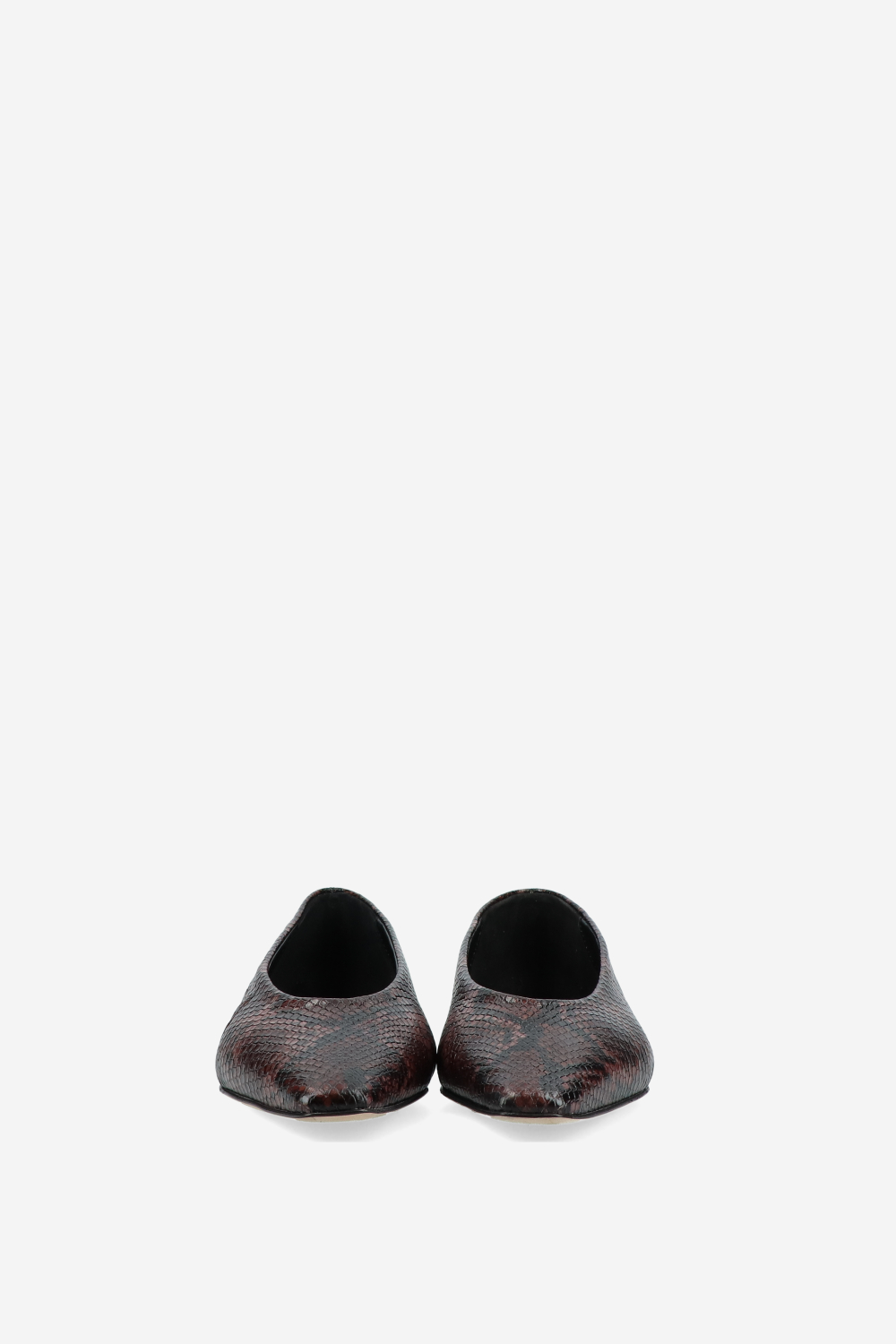Bilbao pitone leather ballerinas