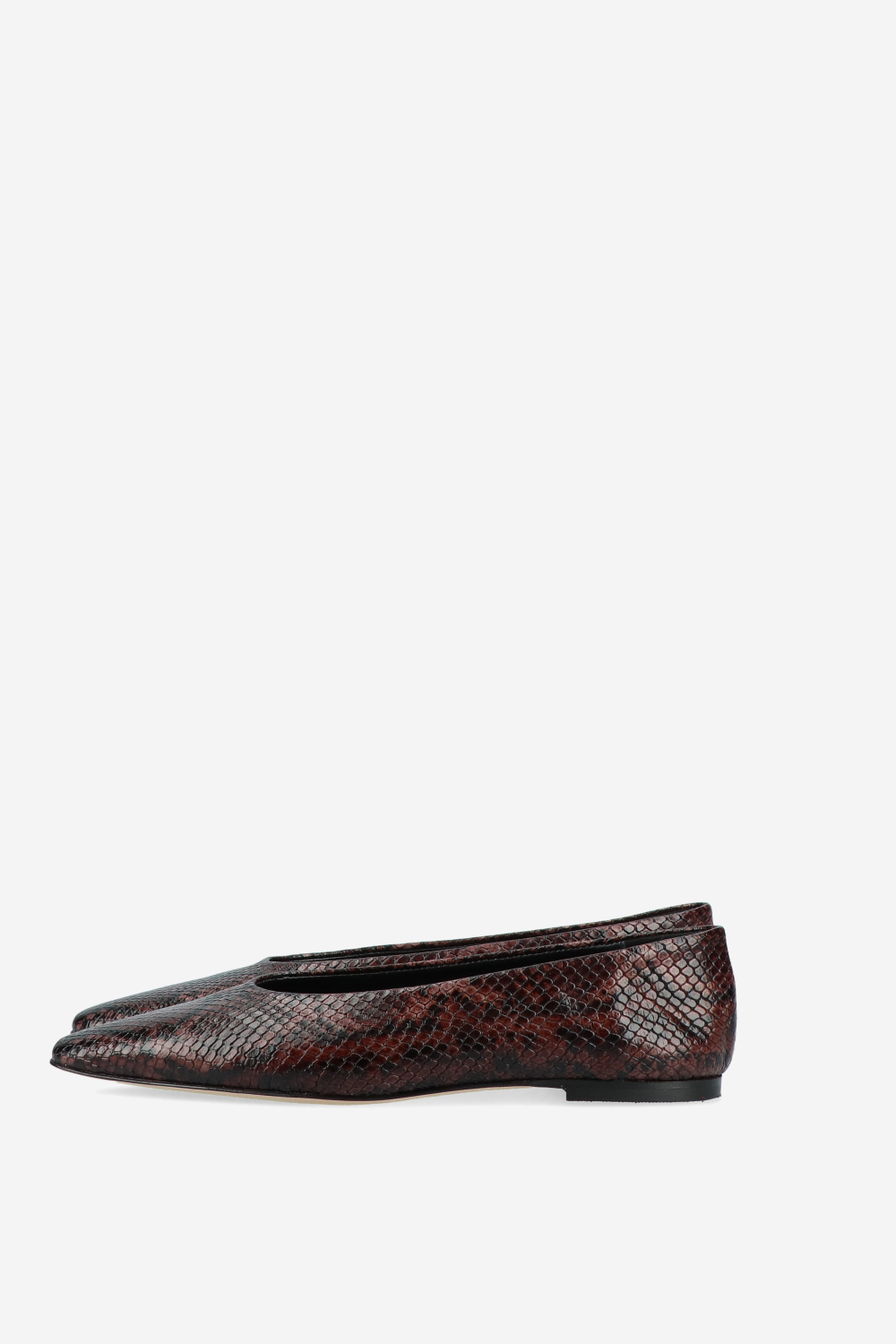 Bilbao pitone leather ballerinas