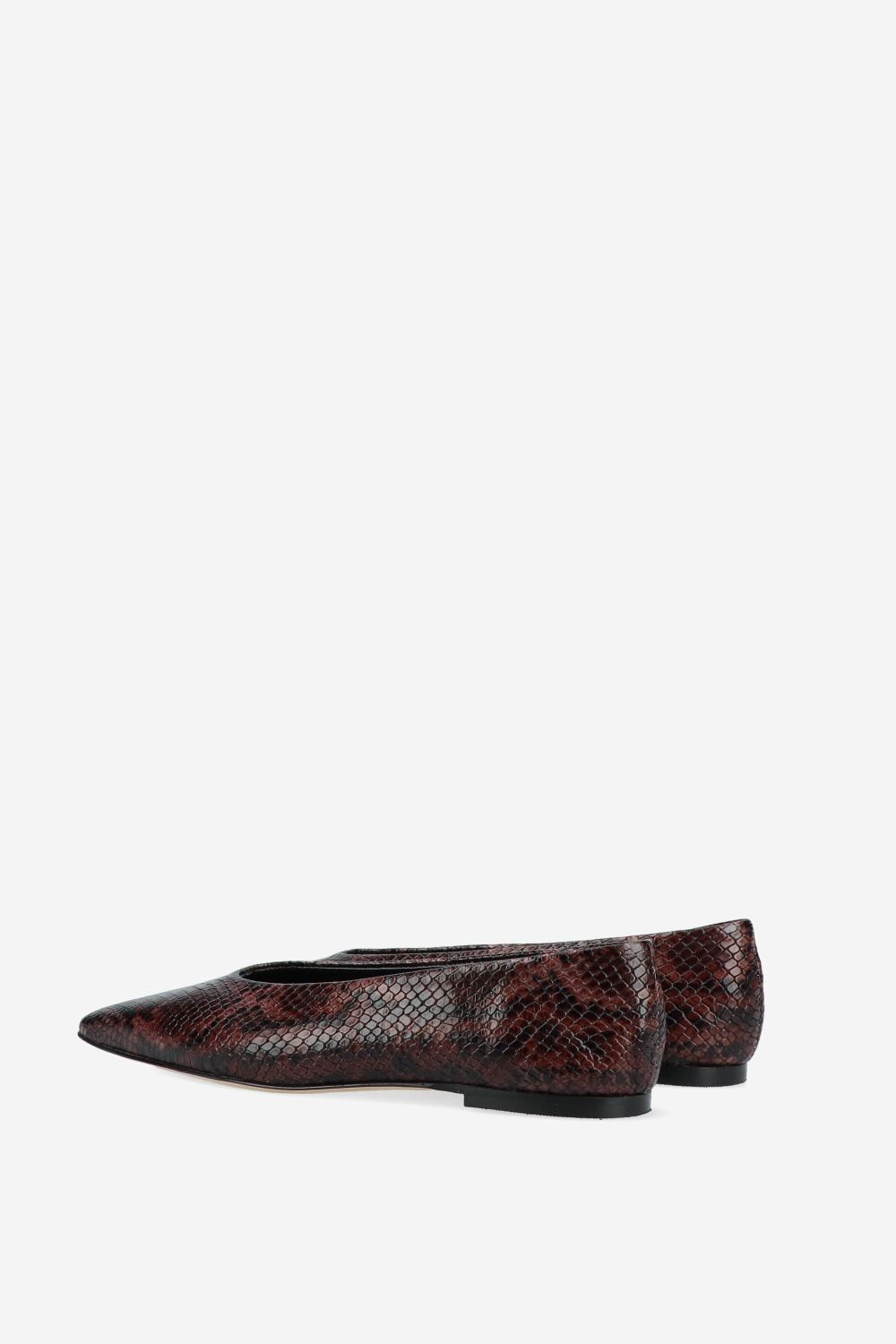 Bilbao pitone leather ballerinas