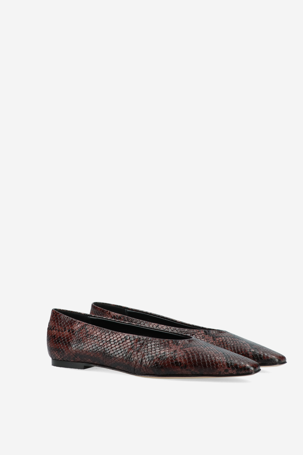 ODARE - Bilbao pitone leather ballerinas