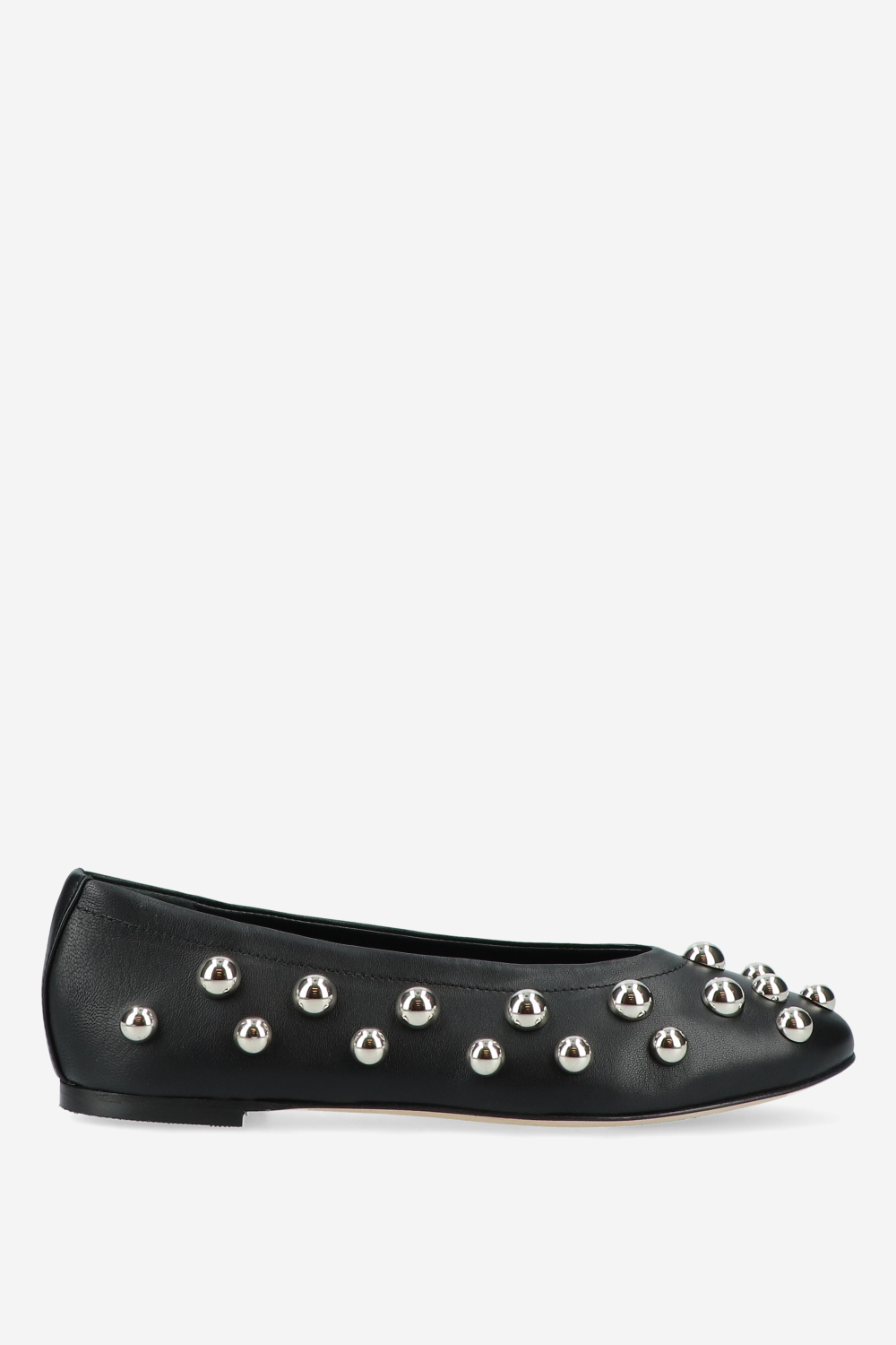 ODARE - Panne leather studded ballerinas