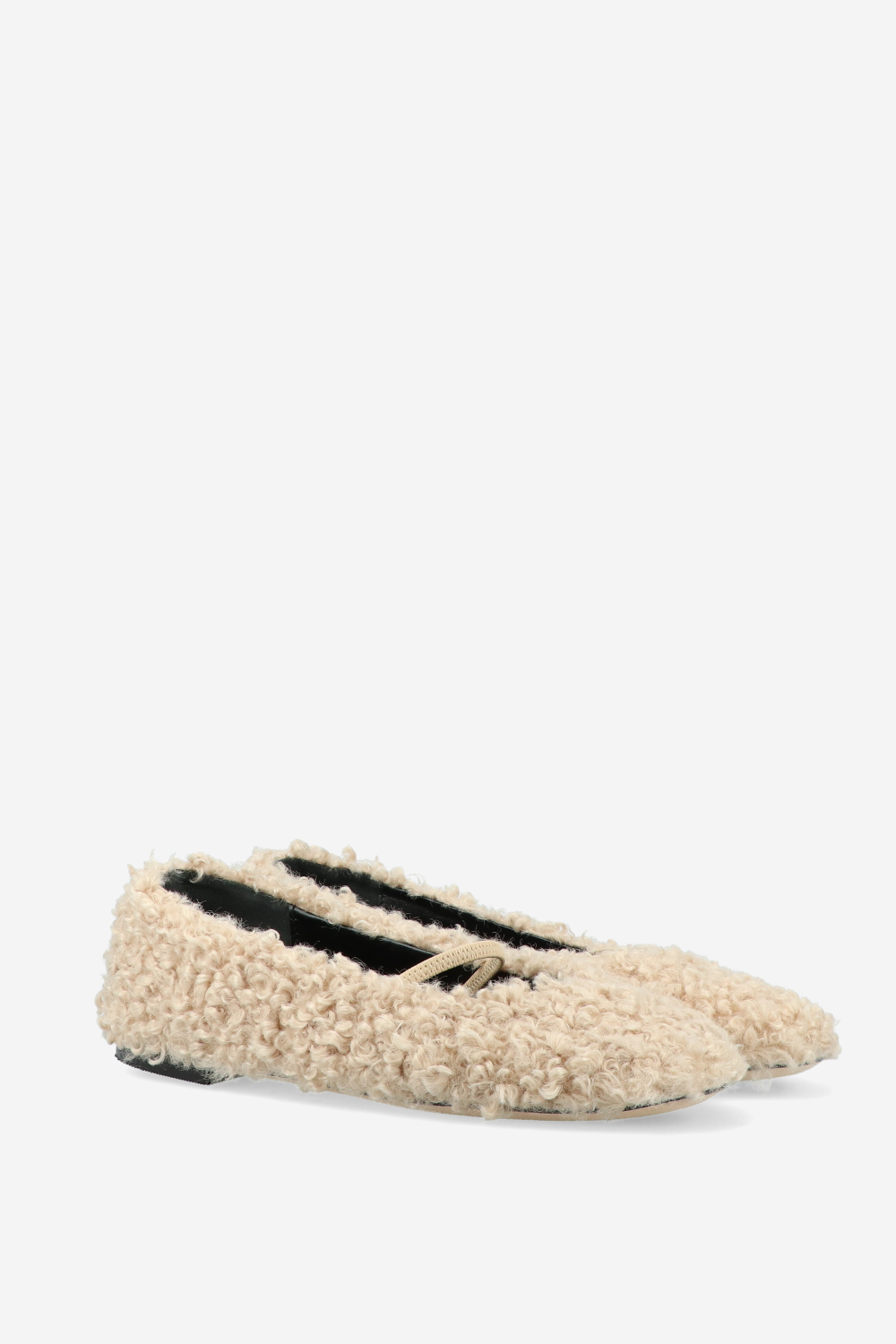 Lana astrakan ballerinas