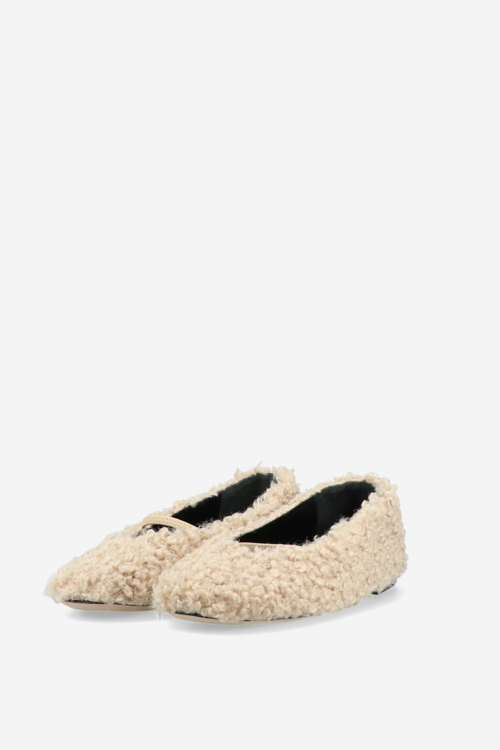 Lana astrakan ballerinas