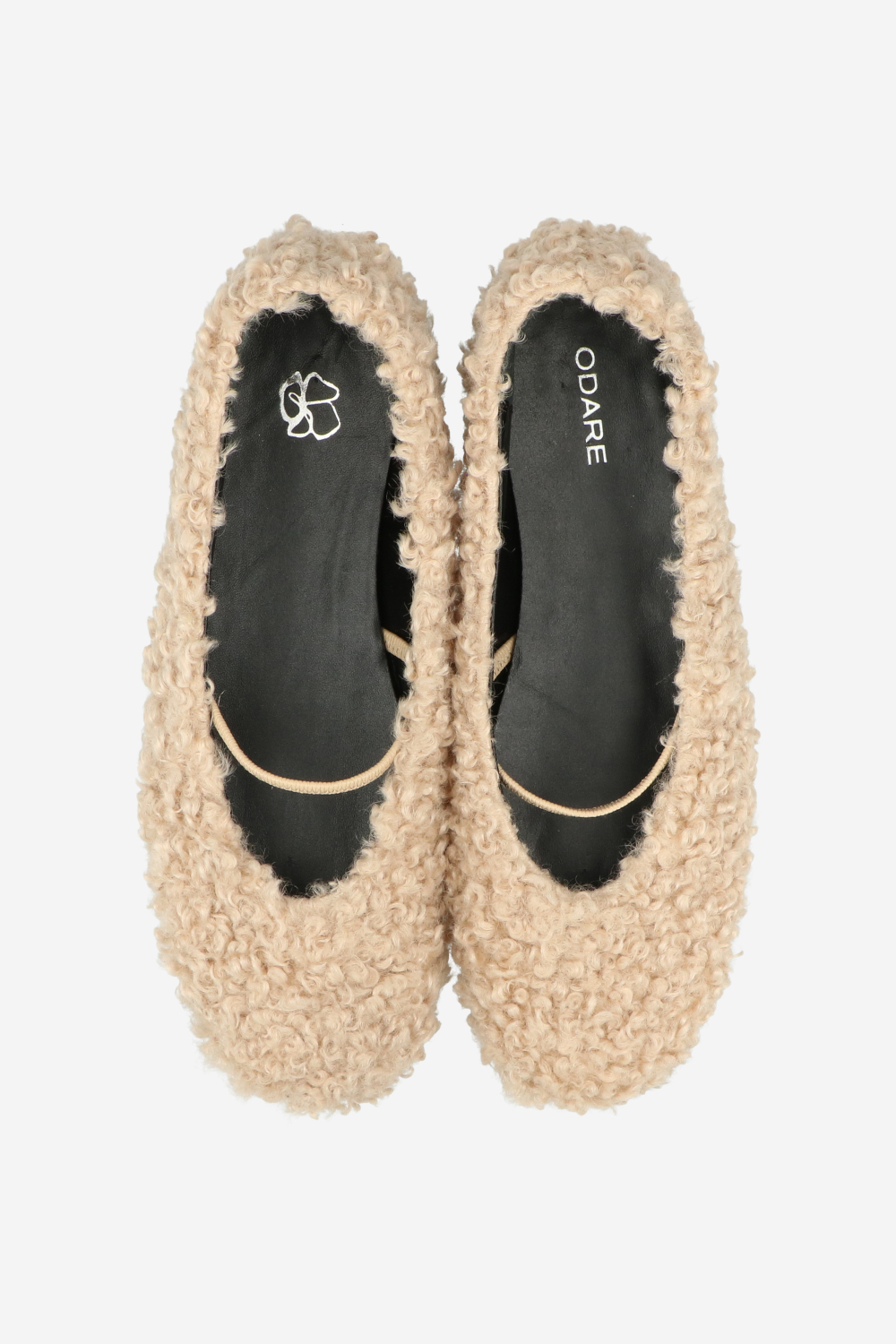 Lana astrakan ballerinas