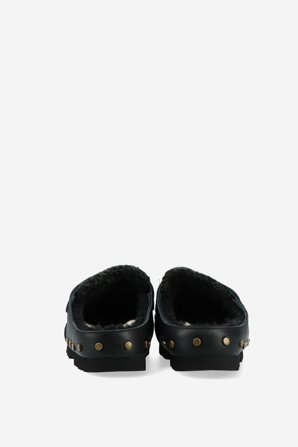 Winter bio ponyskin mules