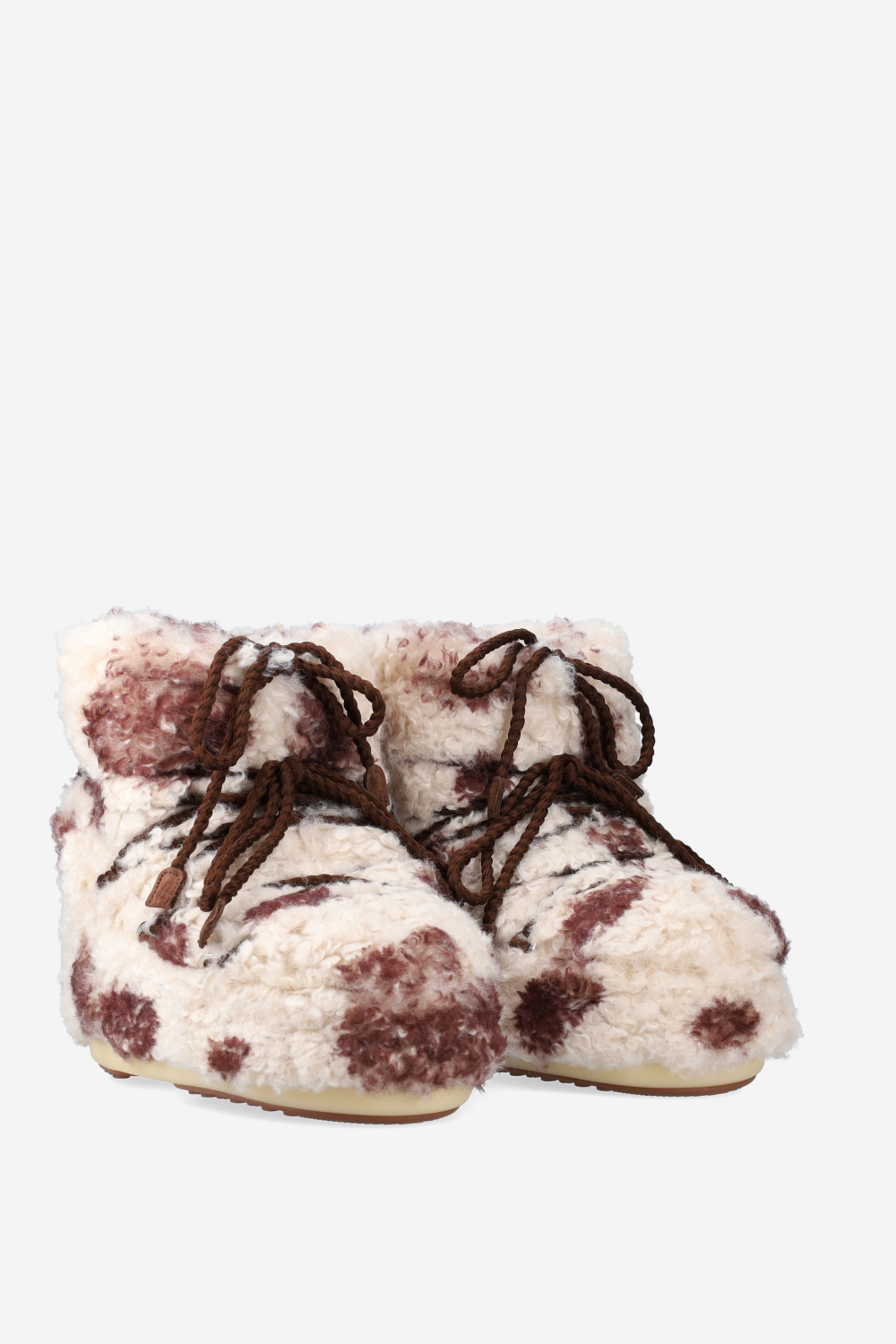 Icon low curly shearling boots