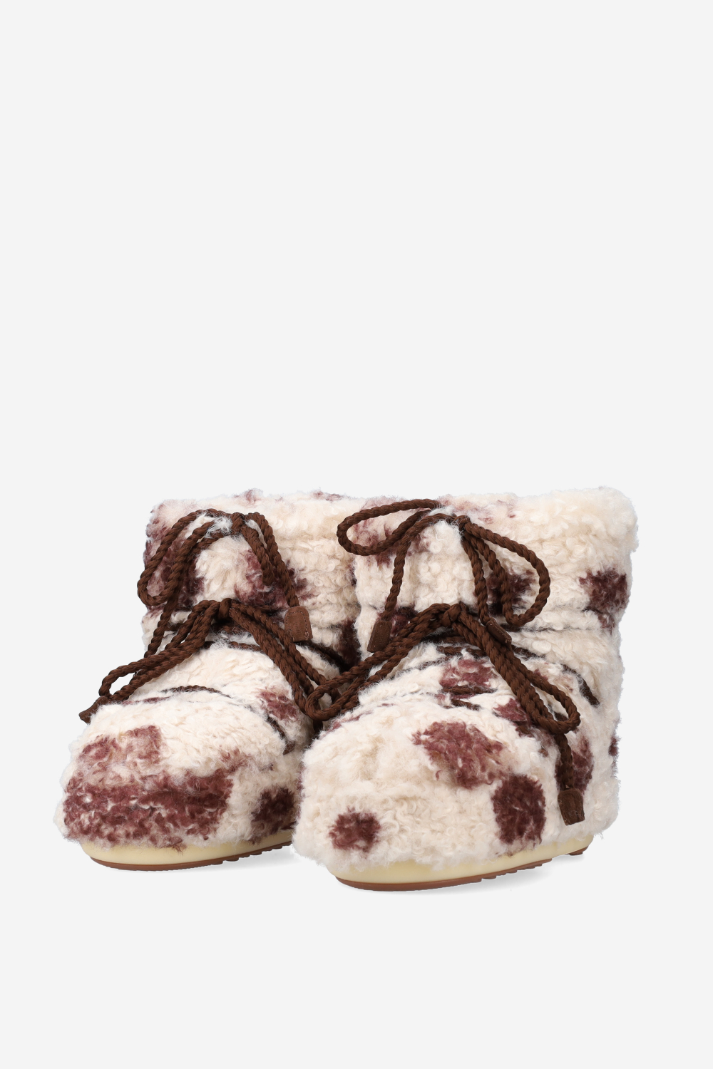 Icon low curly shearling boots