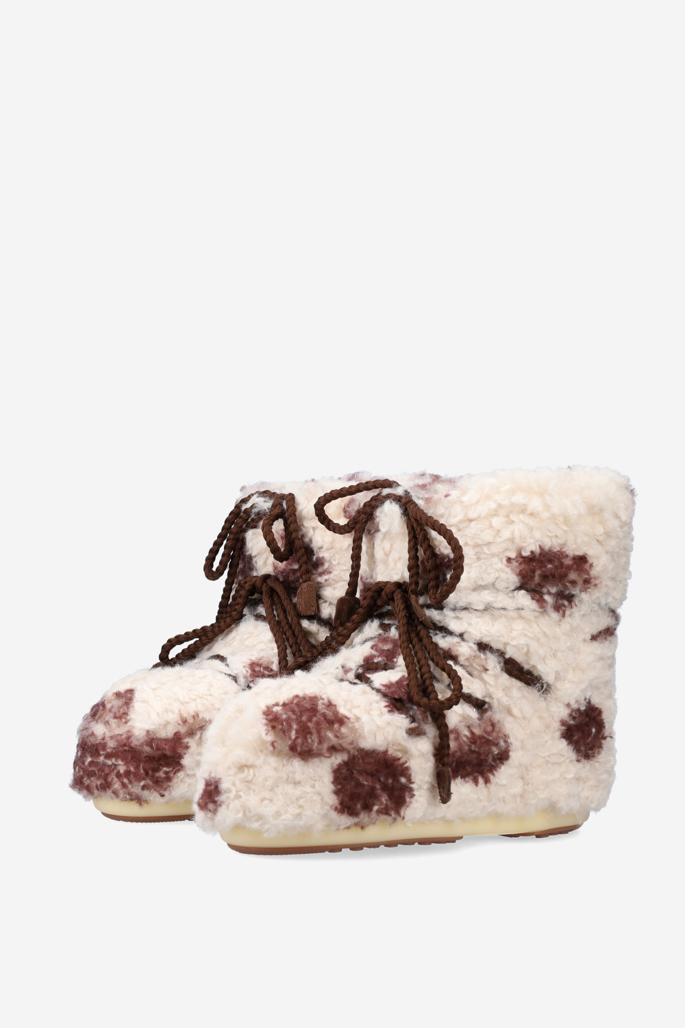 Icon low curly shearling boots