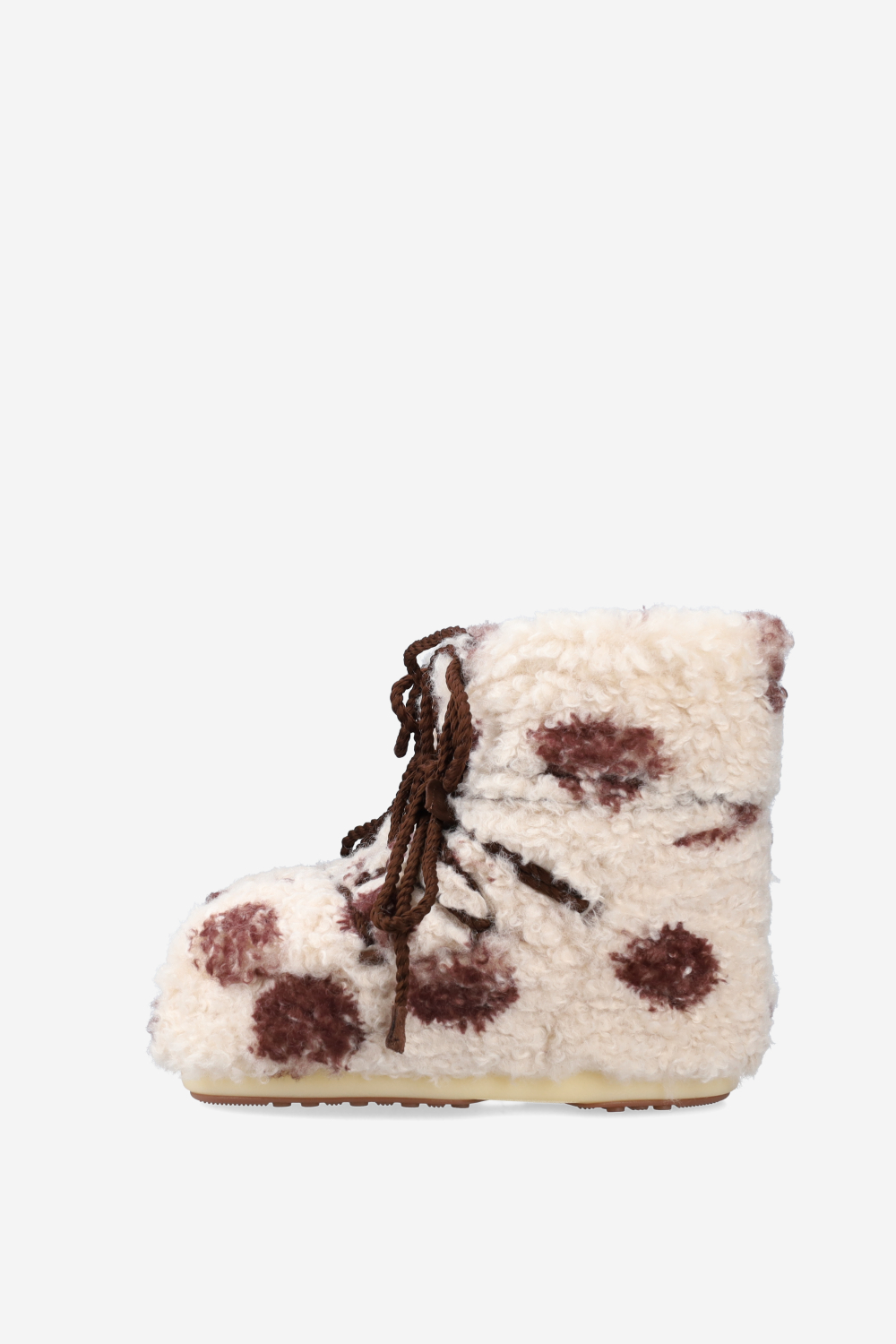 Icon low curly shearling boots