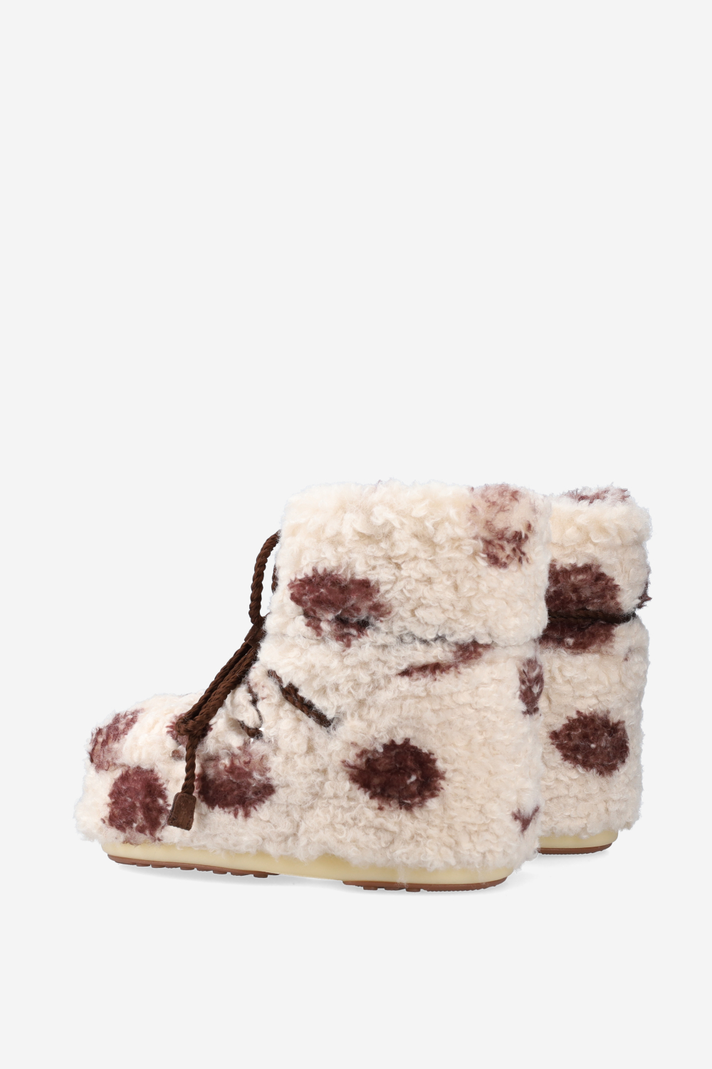Icon low curly shearling boots