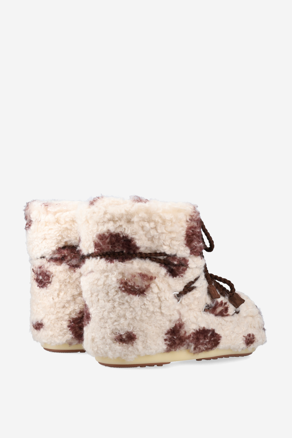Icon low curly shearling boots