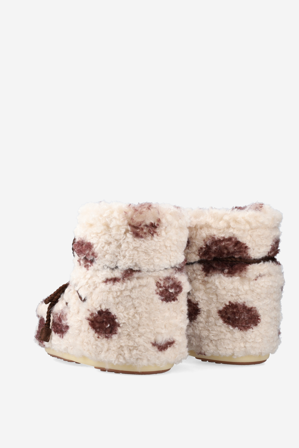 Icon low curly shearling boots