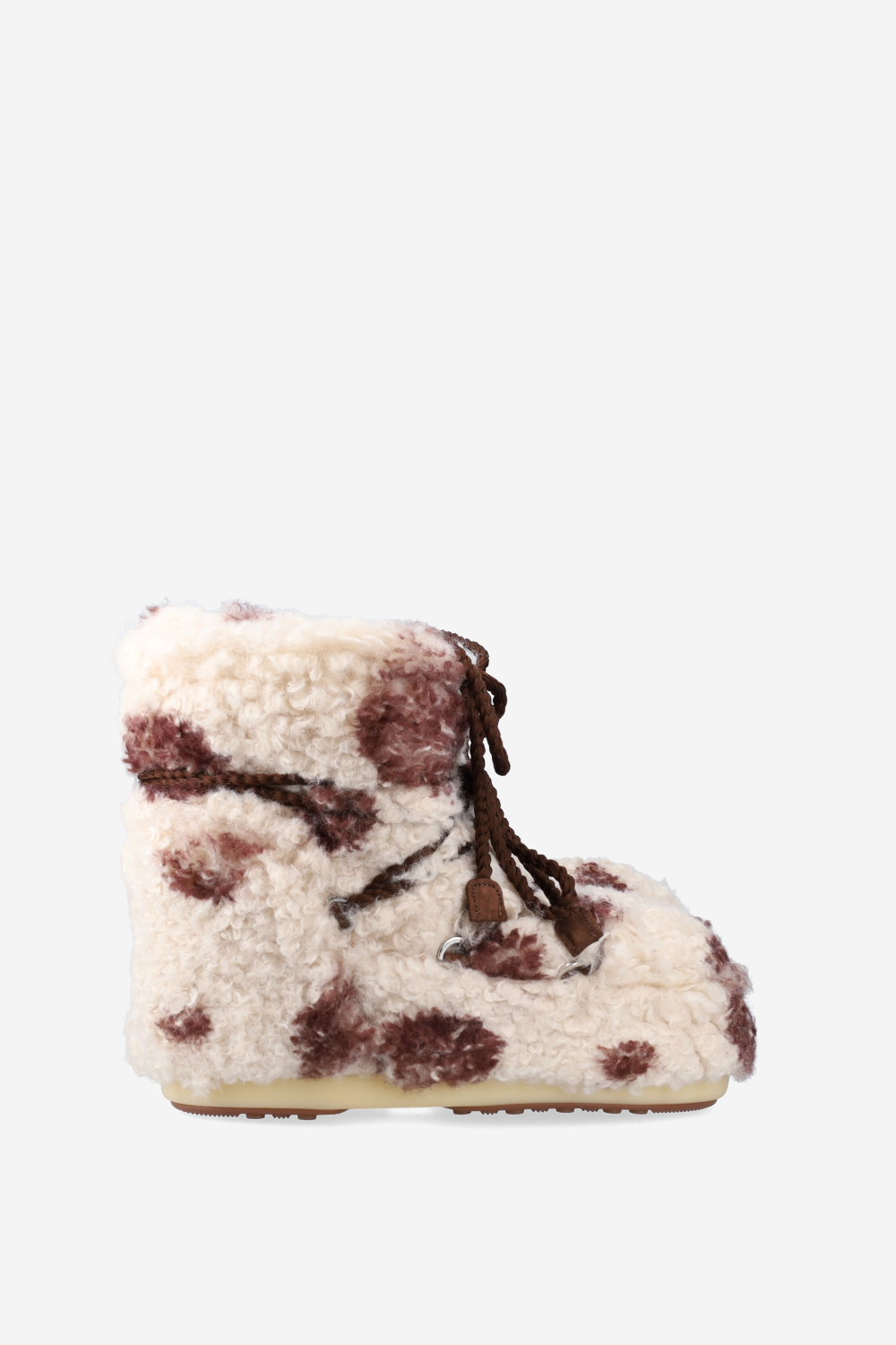 Icon low curly shearling boots