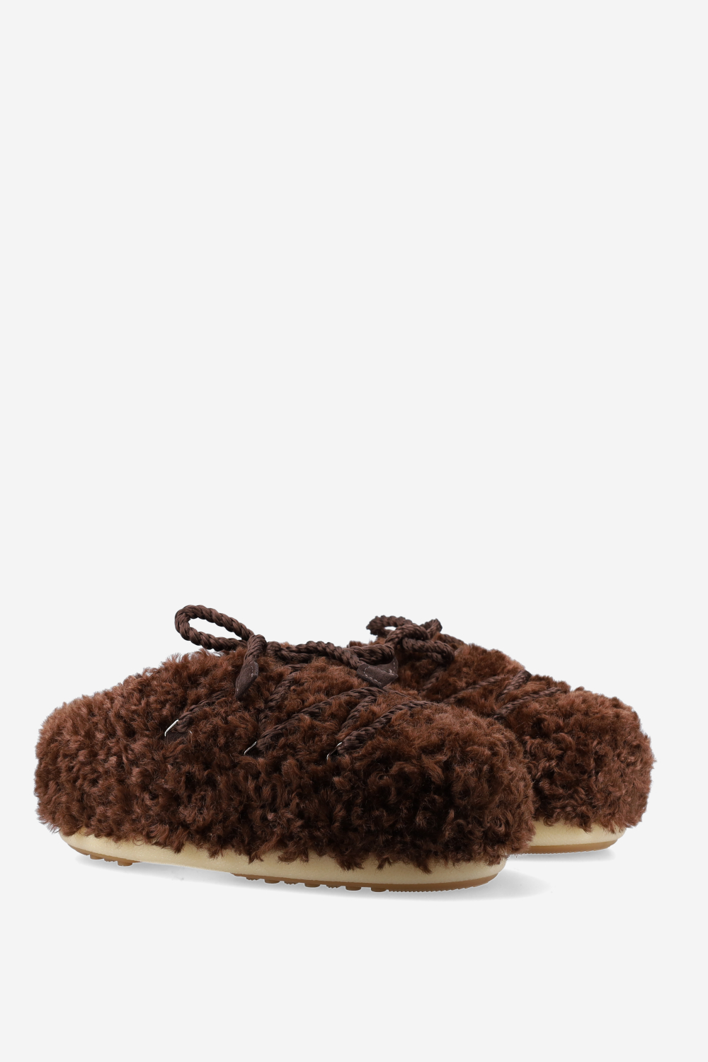 Moon Boot - Evx curly faux fur mules