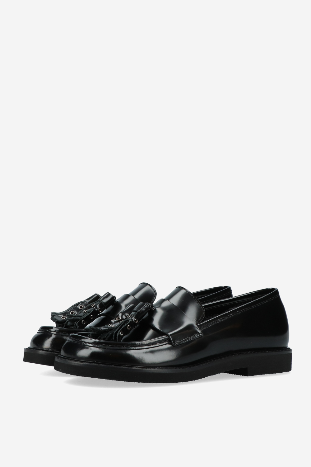 Tassel leather loafers