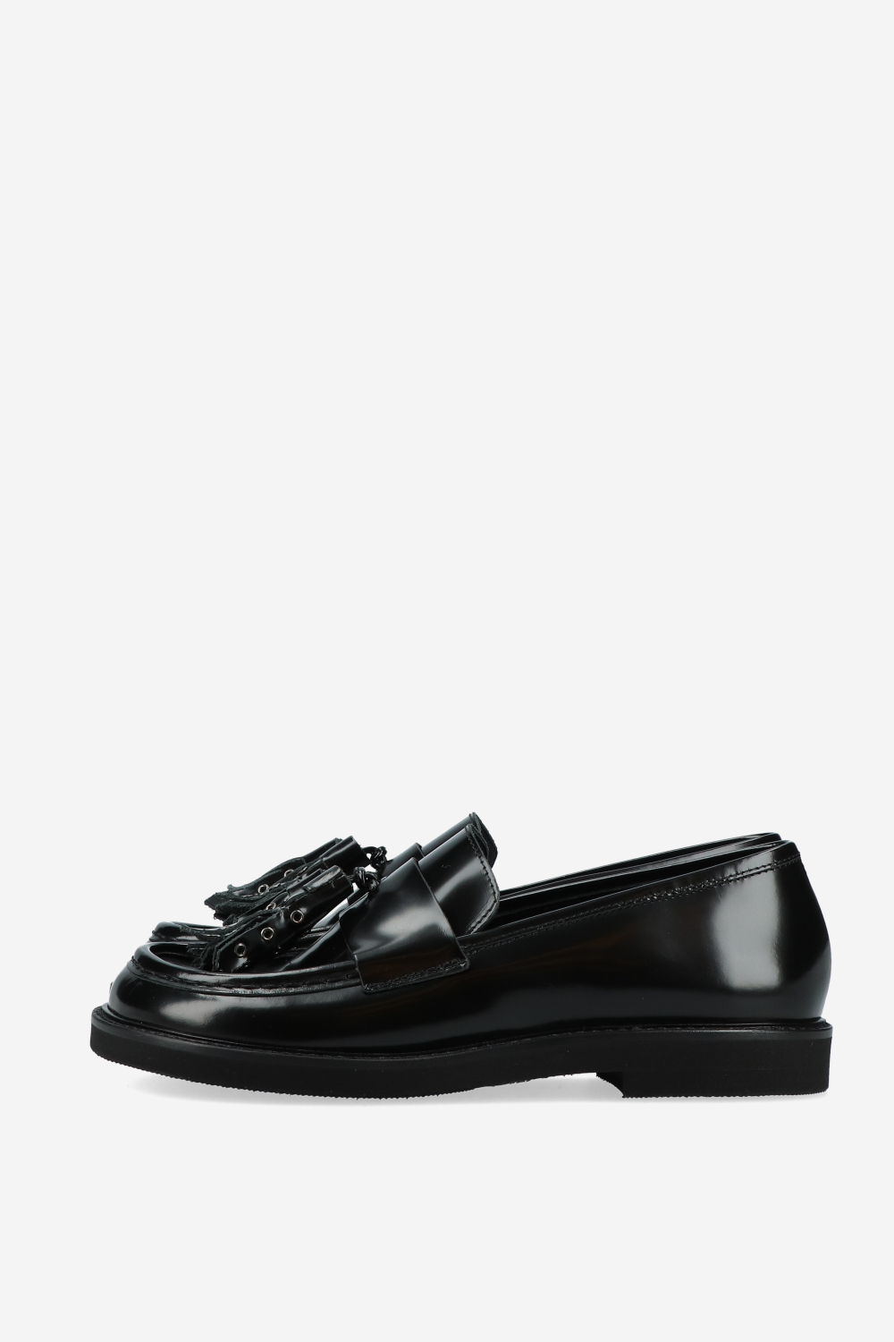 Tassel leather loafers
