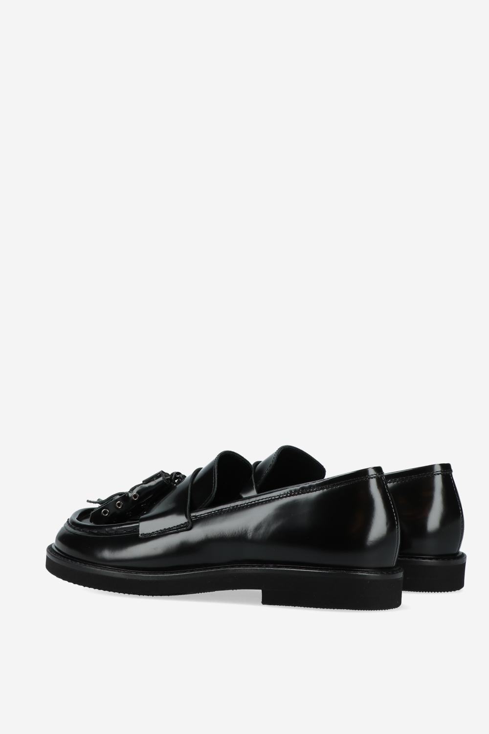 Tassel leather loafers