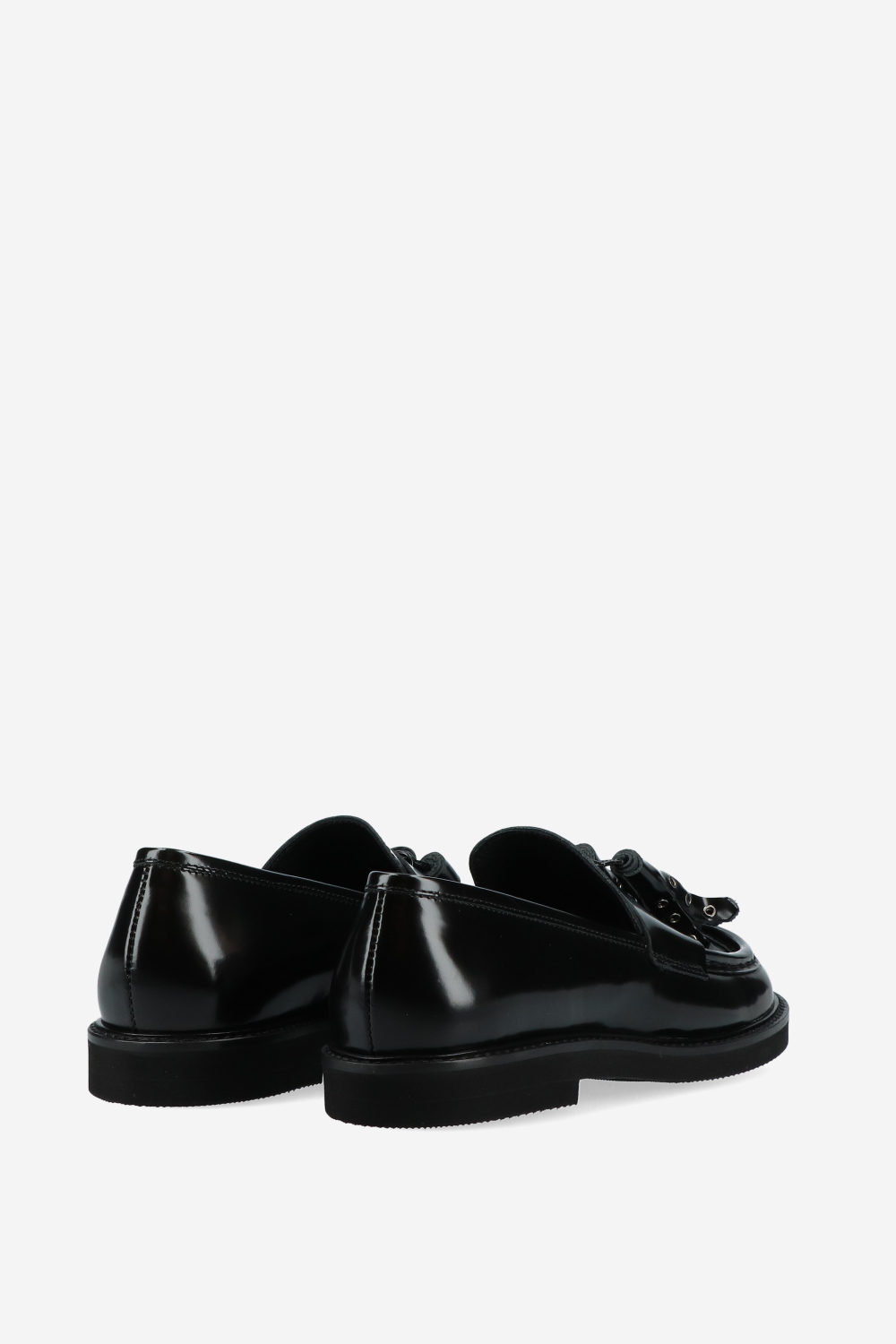 Tassel leather loafers